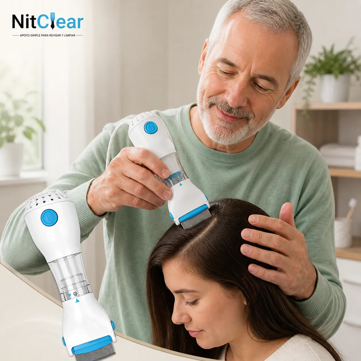 NitClear - Revisa y limpia mientras peinas