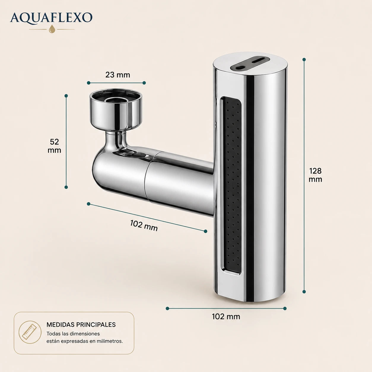 AquaFlexo - Dirige el agua donde la necesitas - Grifo inteligente para Lavaplatos