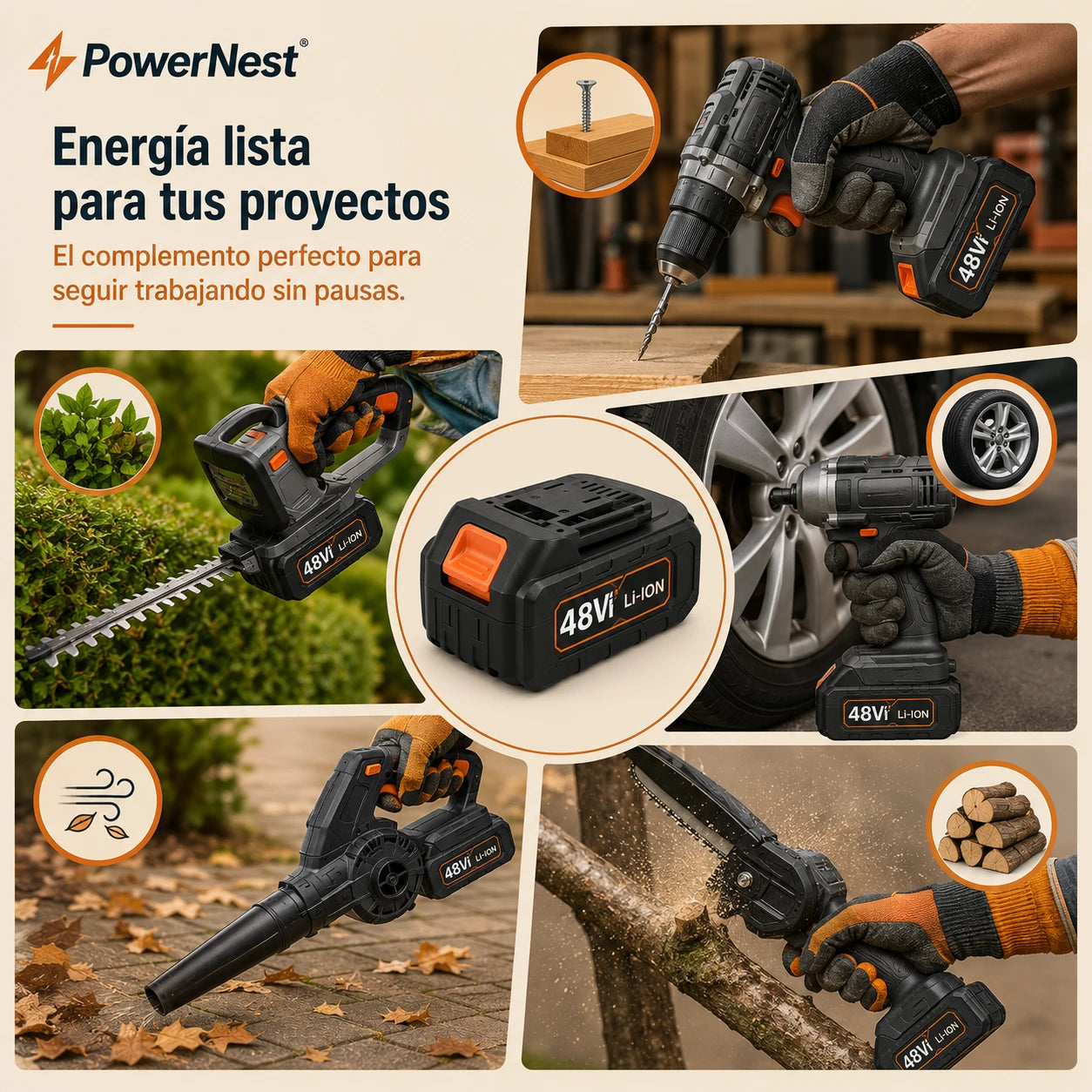 PowerNest - Energía lista para seguir trabajando