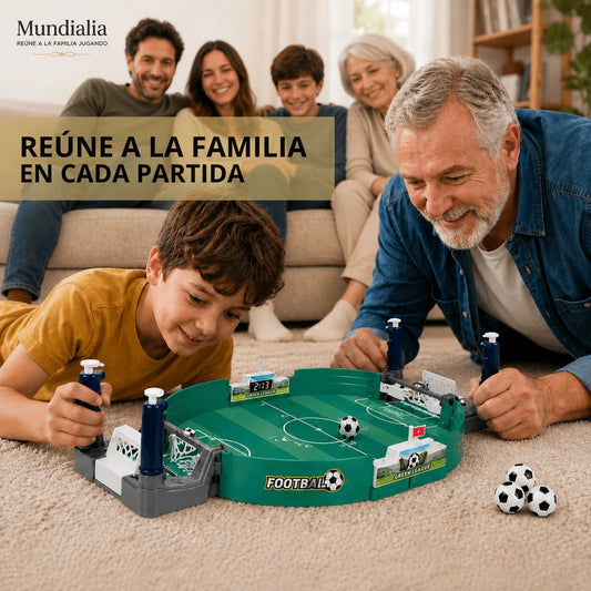 Mundialia - Reúne a la familia jugando - Juego de Mesa de Futbol